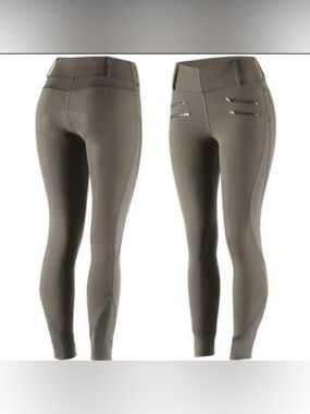 HORZE Hayden Women’s Silicone Full Seat Riding Tights High Waist Grip Equestrian